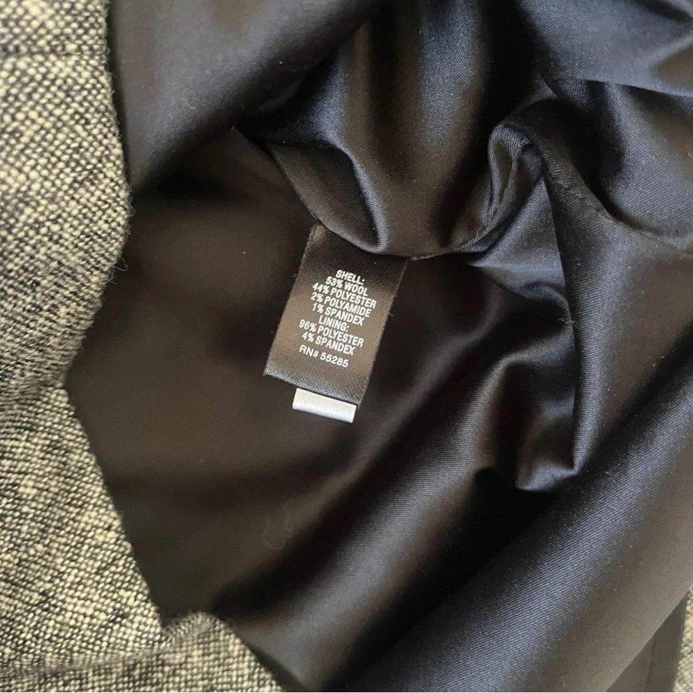 Express Design Studio Gray Tweed Sleeveless Scoop Neck Sheath Wool Dress EUC 4 - Picture 13 of 16